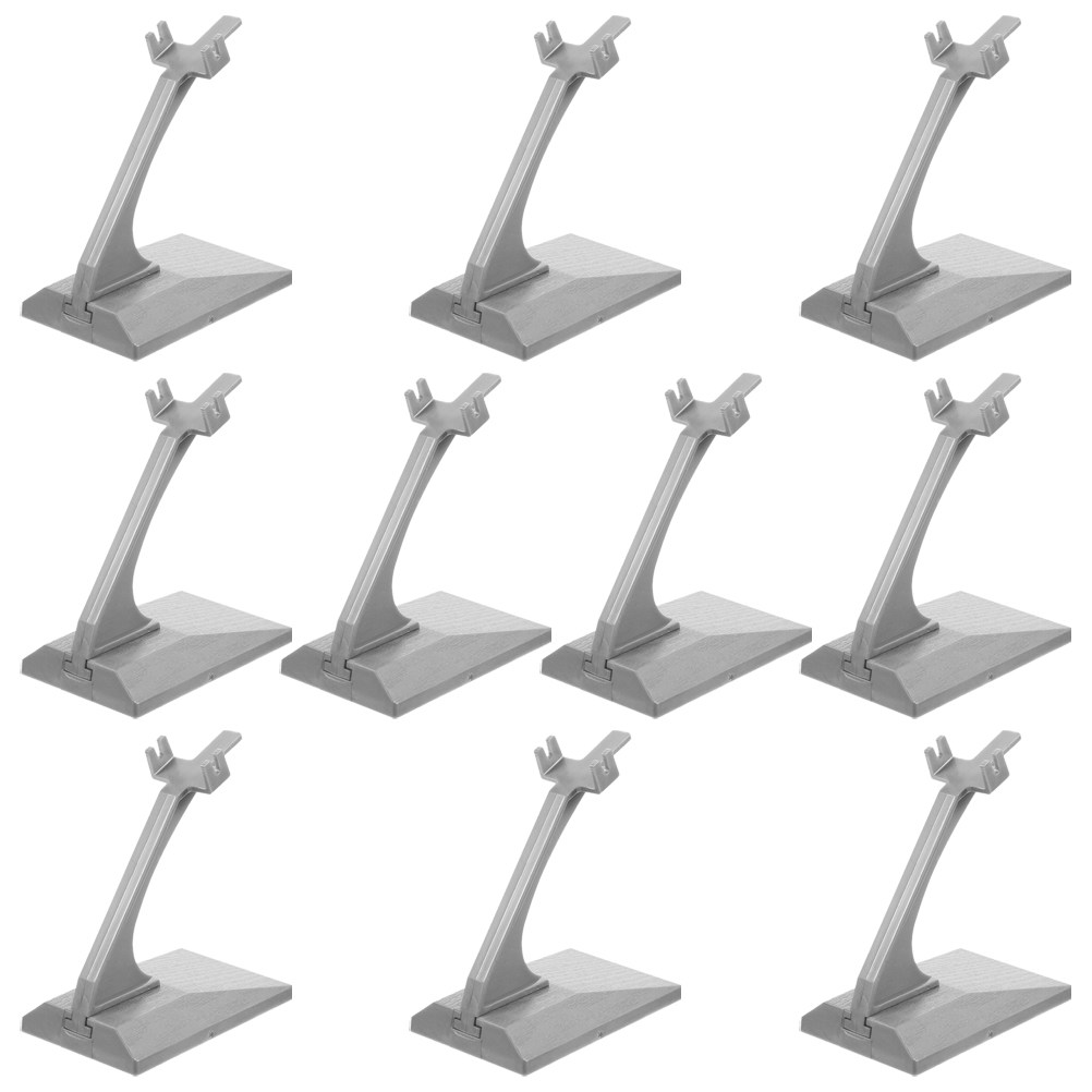 Model Airplane Plastic - 10 stuks vliegtuigdisplaystandaard van plastic, modulair,