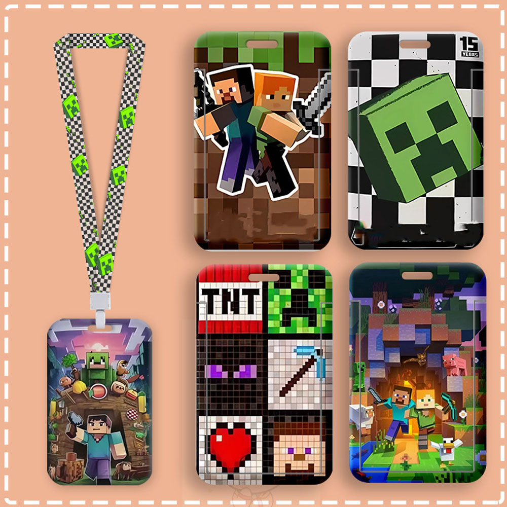 Card Top Loader - Cartoon lanyard-kaarthouder uit de game-serie, schattige