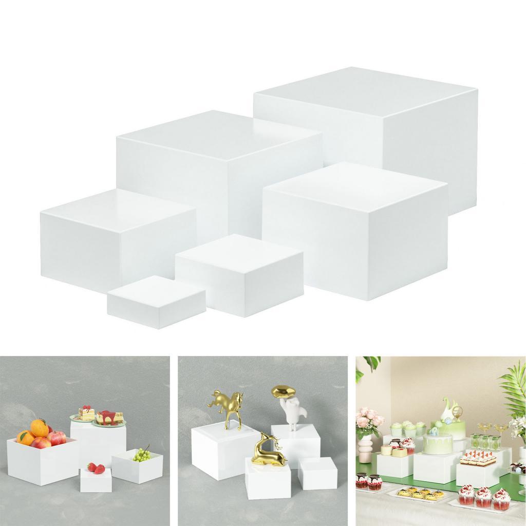 Display Risers Set - Acryl buffetverhogers set, multi-formaat, holle bodem,