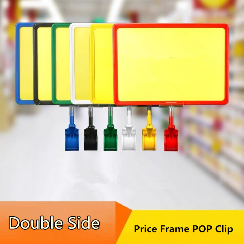 Pop Display Shelf - 5 Stuks A4 Waterdichte Dubbelzijdig Plank