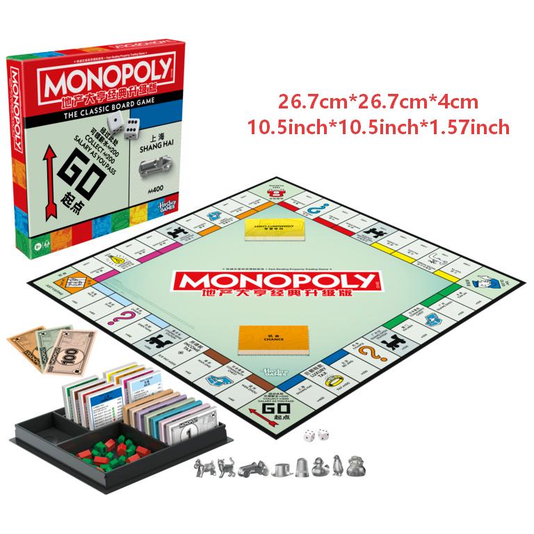 Hasbro Game Monopoly - Hasbro Monopoly Bordspel voor 2-6 Spelers/Grondstukkenhandelsspel