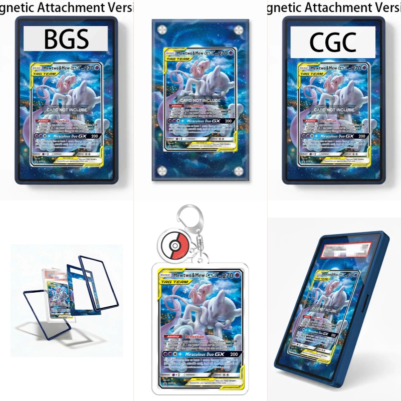 Display Case Acrylic - Kunstzinnige display voor Pokémon TCG Mewtwo