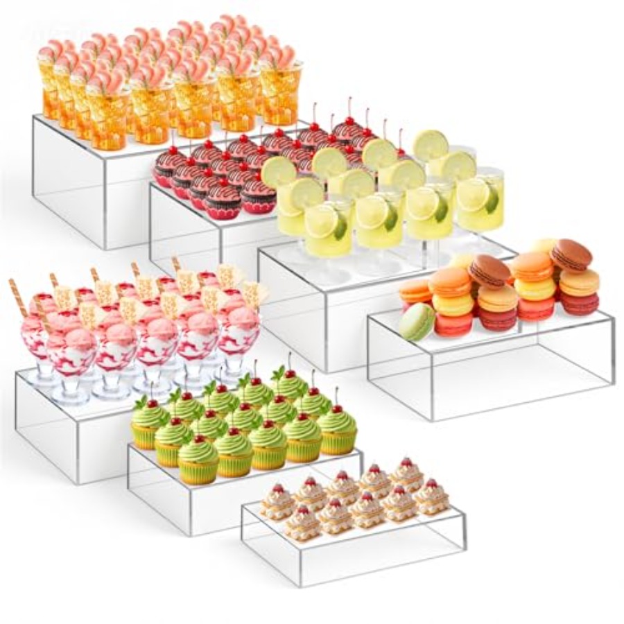 Catering desserttafel verhoger - Display Risers Set recensie en prijs