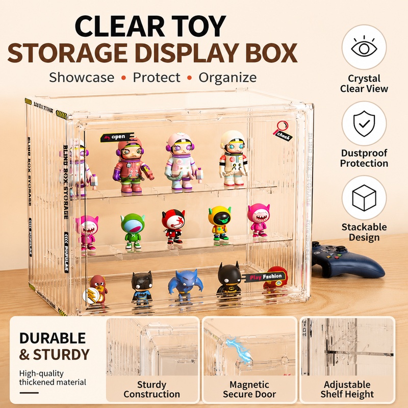 Grote acryl displaykast voor b - Pop Display Shelf recensie en prijs