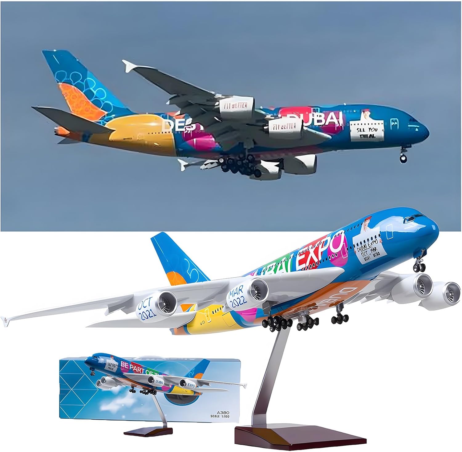 1:160 Schaal Grote Kind Speelg - Model Airplane Plastic recensie en prijs