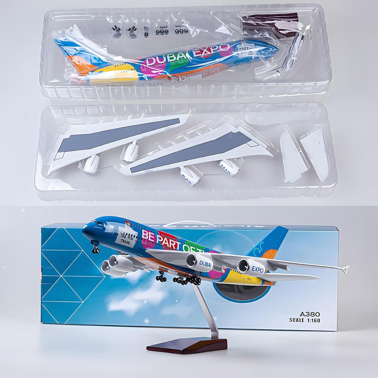 1:160 Schaal Grote Kind Speelg - Model Airplane Plastic recensie en prijs