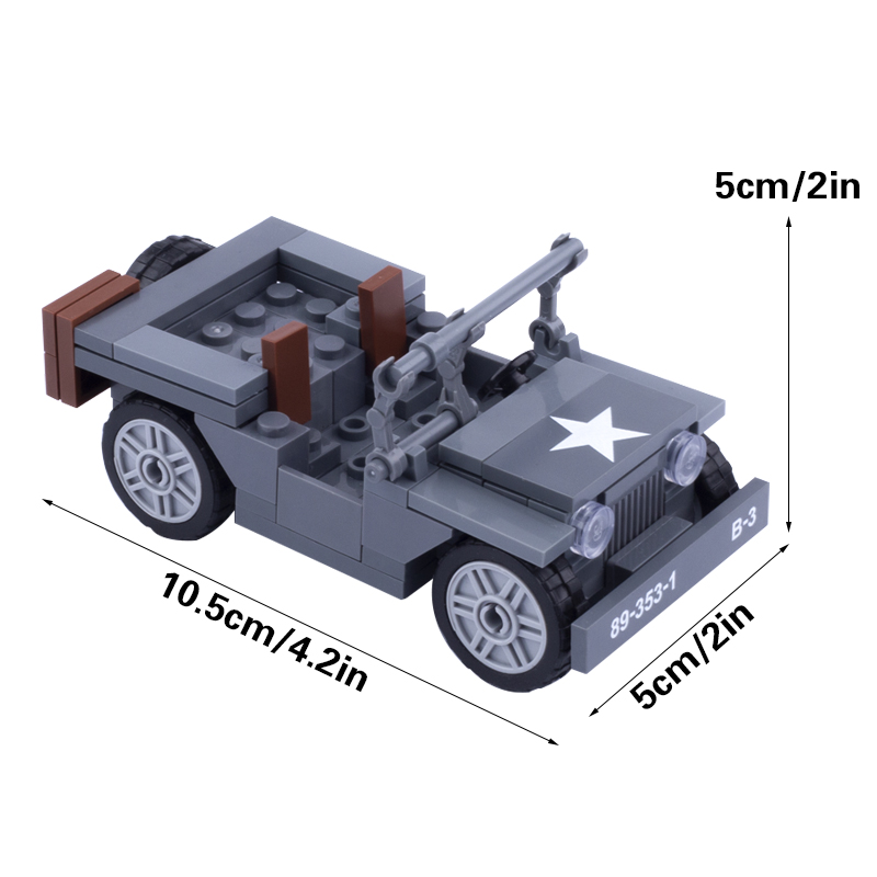 Moc WW2 Militaire Ons Cijfers  - Lego Minifigure Holder recensie en prijs