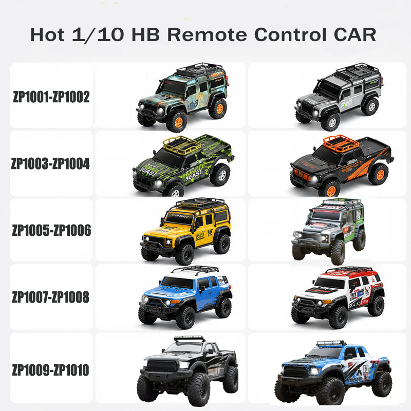 Hot 1/10 HB ZP1001-ZP1010 Afst - Hot Wheels Car Monster Trucks recensie en prijs