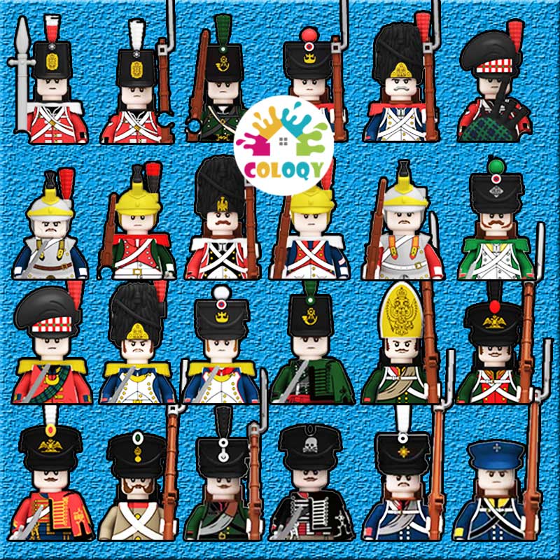 10 stuks Napoleontische oorlog - Lego Minifigure Holder recensie en prijs