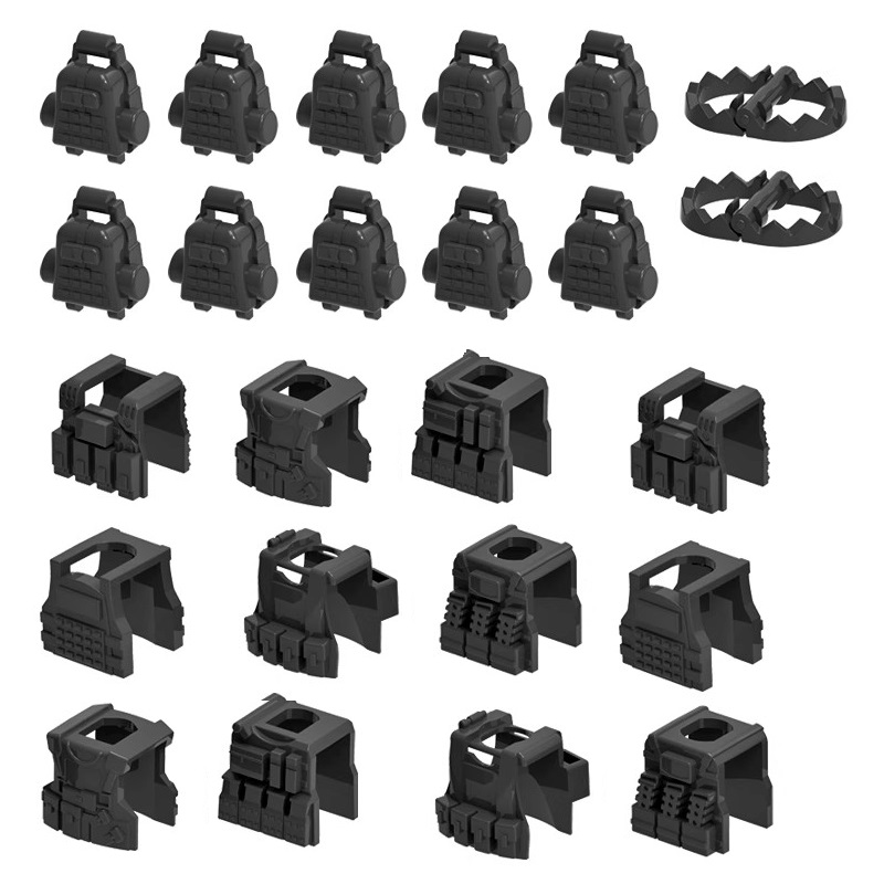MOC Militaire Armor Tactisch V - Lego Minifigure Holder recensie en prijs